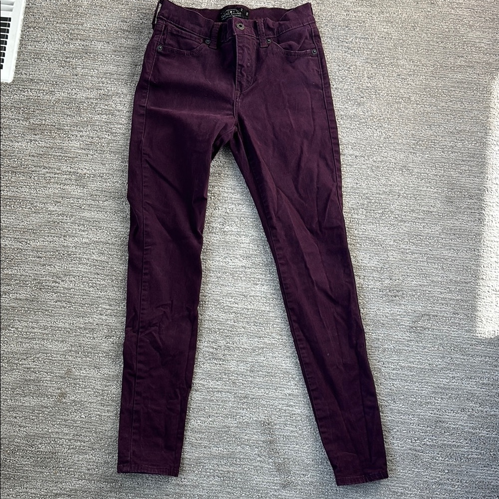 Lucky Brand Purple Brooke Legging Jeans size 2/26